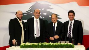 جعجع أعلن ترشيحه عون في مؤتمر صحفي في معراب - أرشيفية
