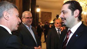 سعد الحريري مع مرشح الرئاسة اللبنانية سليمان فرنجية - أرشيفية