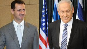 نتنياهو والأسد- أرشيفية