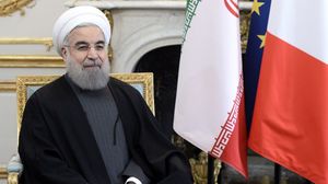 الرئيس الإيراني حسن روحاني في زيارة لفرنسا- أ ف ب