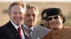 التايمز: القذافي حذر بلير بأنه إذا سمح لنظامه بالسقوط، فسيهاجم الإسلاميون أوروبا - أرشيفية