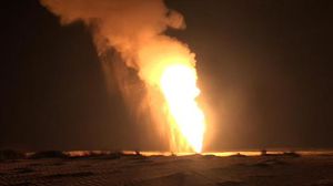 صورة لتفجير خط الغاز المصدر للأردن، بثها التنظيم في كانون ثاني/ يناير من العام الماضي - أرشيفية