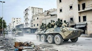 انتشرت قوات روسية في مناطق الصراع في سوريا (صورة من شرق حلب)