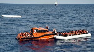 وصل عدد اللاجئين الذين أنقذتهم إيطاليا العام الماضي وحده 181 ألف مهاجر غالبيتهم من دول إفريقيا- أ ف ب 