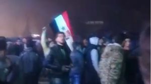 مشاهد من الاحتفالات الصاخبة في حلب لأنصار النظام بمناسبة احتفالات "رأس السنة" - قناة الميادين