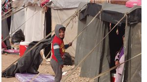 يضم مخيم المبروك نازحين عراقيين وسوريين - أرشيفية
