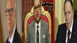 بوتفليقة رئيس الجزائر، محمد السادس ملك المغرب، السبسي رئيس تونس ـ أرشيفية
