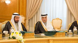 وكالة الأنباء السعودية نشرت صورة لاجتماع الحكومة بحضور الوزير إبراهيم العساف- واس