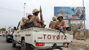 عناصر من القوات الانفصالية المدعومة إماراتيا داخل عدن- جيتي