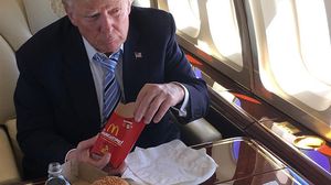 ترامب يعتقد أن وجبات ماكدونالد آمنة ولا يمكن تسميمه عبرها- تويتر