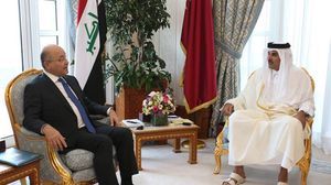 الشيخ تميم استقبل الرئيس العراقي في الدوحة الخميس- الرئاسة العراقية