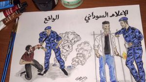 النشطاء تداولوا هذه الصورة تعبيرا عن سخطهم للرقابة الحكومية على الإعلام السوداني- تويتر