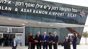 رغم الاعتراضات الأردنية افتتح نتنياهو المطار الجديد- جيتي