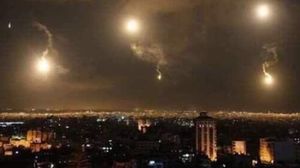 أمس الأربعاء شن الاحتلال هجمات صاروخية في منطقة النبي هابيل في ريف دمشق- تويتر