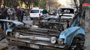 قالت الوكالة إن الانفجار ناجم عن عبوة ناسفة مزروعة بإحدى السيارات- وكالة سانا الرسمية