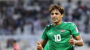 تألق مهاجم نادي الشرطة والمنتخب العراقي مهند علي بشكل واضح في بطولة كأس آسيا لكرة القدم 2019- فيسبوك