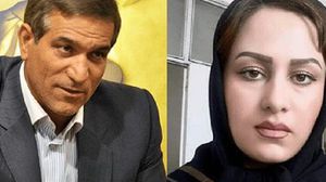 ناشطون وصحفيون إيرانيون قالوا إن زهراء ناويدبور تعرضت للتهديد من النائب خدادي- تويتر 