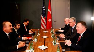 التقى بومبيو نظيره التركي واتفقا على ضرورة التوصل لاتفاق رسمي لوقف إطلاق النار في ليبيا- جيتي