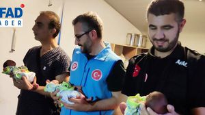 ولد التوأم الثلاثي في مستشفى ميداني تشرف عليه تركيا في بنغلادش- الأناضول