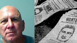 صورة لكوهلر بعد اعتقاله مع المنشورات الرسم التخيلي له خلال الثمانينات- شرطة فلوريدا
