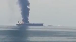 سفينة لنقل الوقود تعرضت لهجوم من قارب مفخخ في محطة تفريغ الوقود بجدة- تويتر/أرشيفية