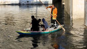 الأمطار الغزيرة أغرقت طرقا ومنازل في غزة- الأناضول