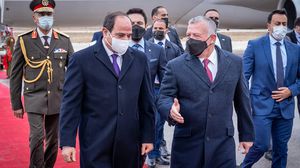 وصل الرئيس المصري إلى العاصمة عمان، في وقت سابق الاثنين، في زيارة غير محددة المدة- تويتر