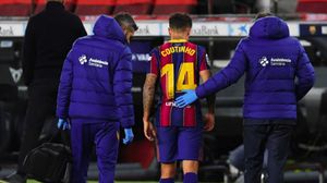 بات كوتينيو ثالث لاعب تبعده الإصابة عن برشلونة فترة طويلة بسبب الإصابة بعد أنسو فاتي- ELMONDO/ تويتر
