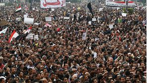 كان ميدان التحرير في مثل هذا الوقت قبل عشر سنوات يضج بالأغاني الثورية- جيتي