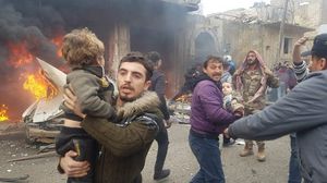 النظام السوري دمر المدن وأحالها إلى خراب لا سيما بالبراميل المتفجرة- تويتر