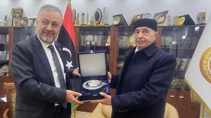 عقيلة صالح التقى الأربعاء السفير التركي لدى طرابلس- فيسبوك