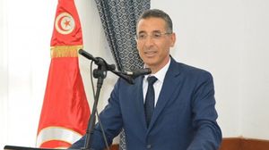شرف الدين أعلن استقالته خلال خطاب إعلامي مباشر من مدرسة الحرس الوطني في العاصمة التونسية- تويتر