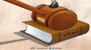 قيس سعيد تونس كاريكاتير