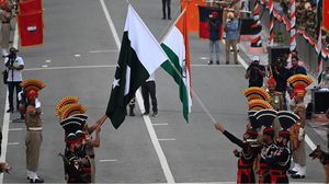 البوابة الحدودية بين باكستان والهند- جيتي