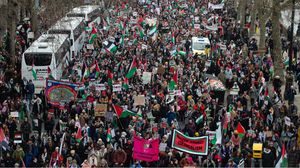 تظاهرات غير مسبوقة حول العالم تضامنا مع فلسطين - جيتي