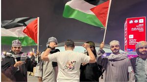 قام المنظمون بتوزيع ملابس رياضية تحمل شعار الحملة وعلم فلسطين- عربي21