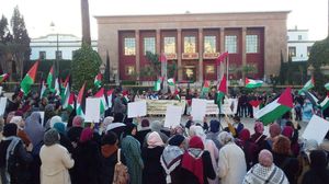 تظاهرات مستمرة في المغرب نصرة لغزة - (إكس)