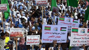 رؤساء أحزاب سياسية وهيئات موريتانية شاركوا في التظاهرة وأكدوا على دعم المقاومة الفلسطينية- عربي21