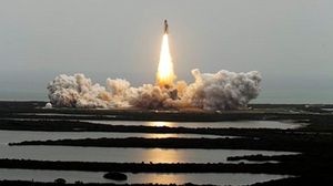 لحظة انطلاق البعثة الهندية إلى المريخ - ا ف ب