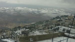 غطت الثلوج أغلب المناطق في بلاد الشام