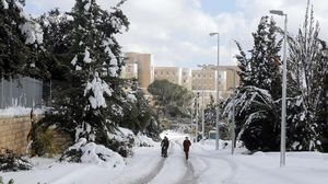 الثلوج غطت معظم مناطق فلسطين