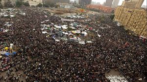 من مظاهرات ميدان التحرير المطالبة باسقاط نظام مبارك 2011 - أرشيفية
