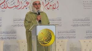 الشيخ عبادي أمين زعيم "العدل والإحسان" أثناء إحياء ذكرى عبد السلام ياسين- عربي 21