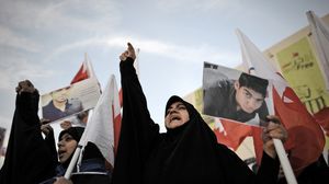 وقفة للمطالبة بالافراج عن معتقلين سياسين في البحرين - ا ف ب