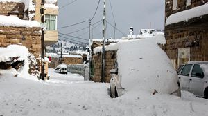 بيت اكسا بالضفة الغربية محاصرة بالثلوج (أليكسا) - الأناضول