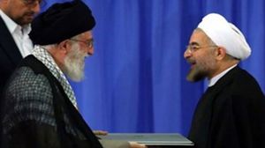 الرئيس الإيراني حسن روحاني (يمين) والمرشد الأعلى آية الله خامنئي - أرشيفية