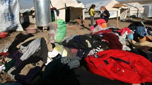 لاجئون أكراد سوريون في مخيم كوروكوسك في أربيل - شمال العراق (أ ف ب)