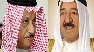 أمير الكويت صباح الأحمد الجابر الصباح ورئيس الحكومة جابر المبارك - ا ف ب