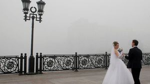 زوجان روسيان في موسكو في 2010