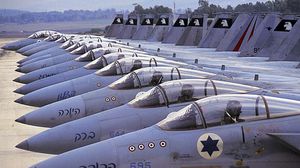 عدد من طائرات سلاح الجو الاسرائيلي - ا ف ب - أرشيفية